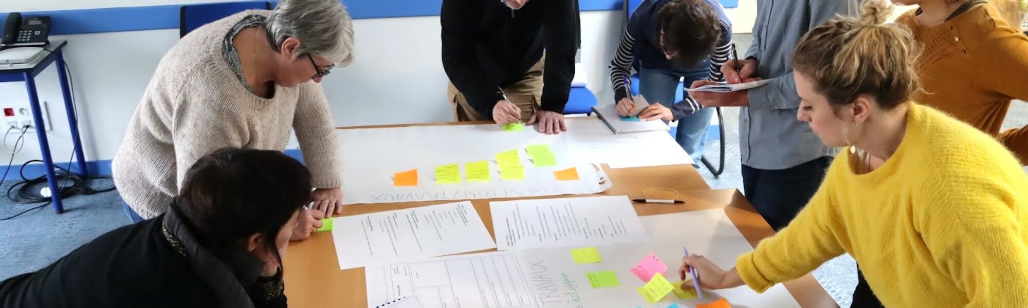 Atelier participatif pour élaborer le plan d'actions de l'atlas de la biodiversité communale de Domloup (Ille-et-Vilaine) © Commune de Domloup