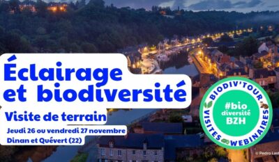Biodiv'Tour- visite de terrain pour les collectivités sur l'éclairage public et la biodiversité, la pollution lumineuse à Dinan et Quévert