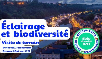 Biodiv'Tour- visite de terrain pour les collectivités sur l'éclairage public et la biodiversité, la pollution lumineuse à Dinan et Quévert