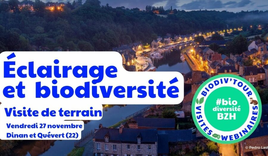 Biodiv'Tour- visite de terrain pour les collectivités sur l'éclairage public et la biodiversité, la pollution lumineuse à Dinan et Quévert